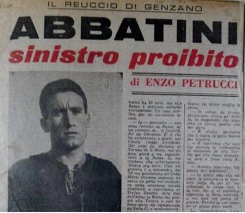 Articolo di giornale su Bruno Abbatini