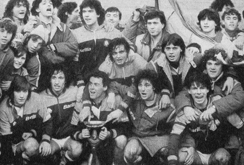 Giannini festeggia il Viareggio 1983