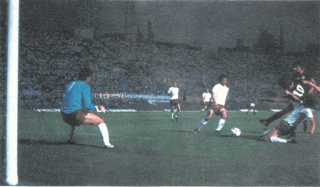 Ancelotti segna nella finale di andata Coppa Italia 1981
