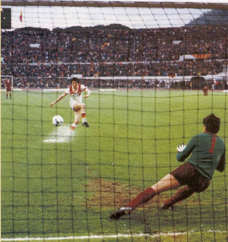 Ancelotti segna il rigore decisivo per la Coppa Italia 1980