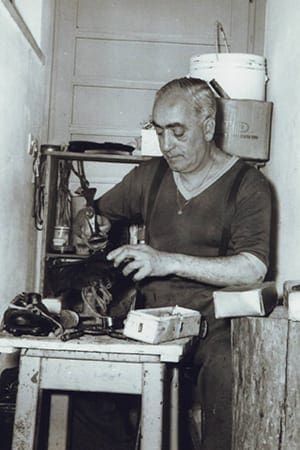 Angelo Cerretti al lavoro