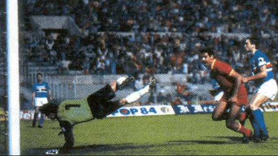 Cerezo-gol-Roma-Samp Toninho Cerezo romano di adozione