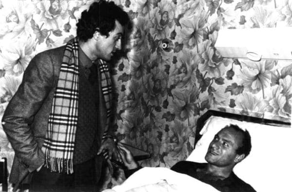 La visita di Mennea dopo l'intervento del dicembre 1980