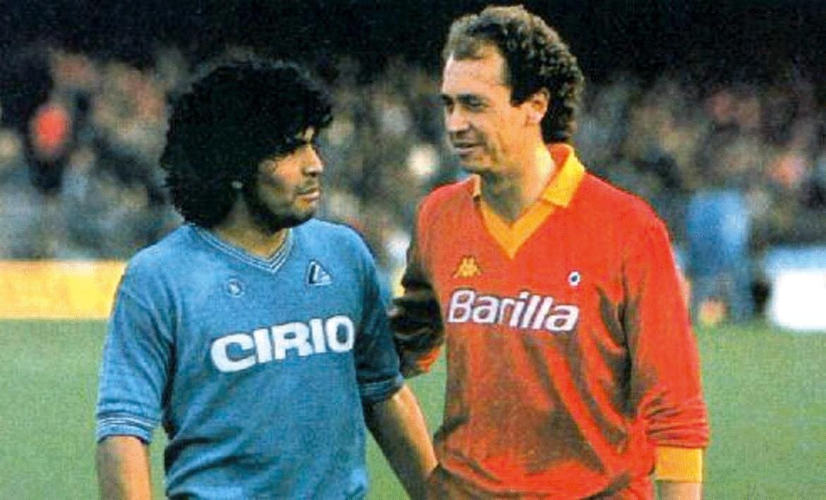 AS-Roma-1984-85_Napoli-Roma_161284_Falcao La Roma degli anni ottanta: formazioni e foto