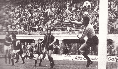Guglielmo Bacci in gol in Inter-Roma