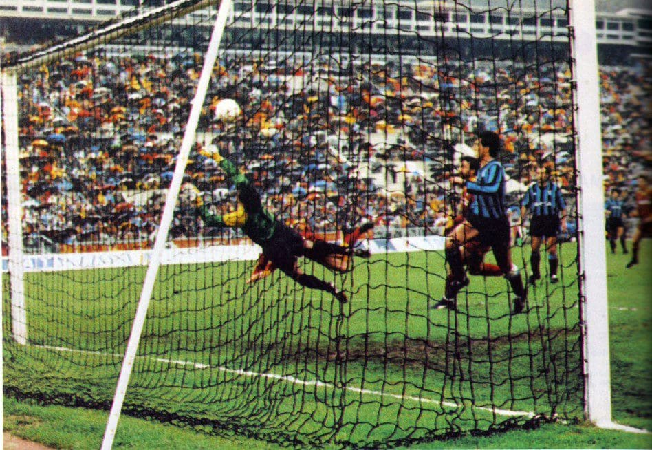 Il gol di Berggreen contro l'Inter