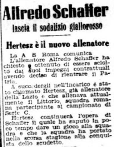 Le dimissioni di Schaffer
