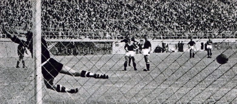 Il gol di Bonomi nel derby del 21.05.1938